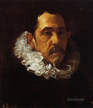  diego Pintura al %C3%B3leo - Retrato de un hombre con perilla Diego Velázquez